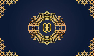 Kraliyet vintage baş harfi QO logosu. Bu logo, yaratıcı bir şekilde lüks yazı karakterine sahip. Hangi şirket veya markanın bu ilk adımı atadığı için uygun olacaktır..