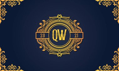 Kraliyet vintage baş harfi QW logosu. Bu logo, yaratıcı bir şekilde lüks yazı karakterine sahip. Hangi şirket veya markanın bu ilk adımı atadığı için uygun olacaktır..