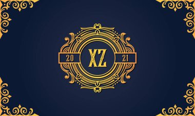 Kraliyet vintage baş harfi XZ logosu. Bu logo, yaratıcı bir şekilde lüks yazı karakterine sahip. Hangi şirket veya markanın bu ilk adımı atadığı için uygun olacaktır..