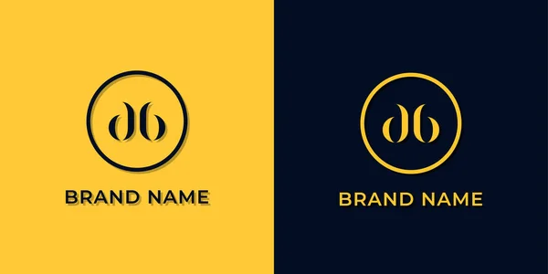 창조적 로고는 추상적 서체를 창의적 방법으로 포함하고 있습니다 회사나 브랜드 — 스톡 벡터