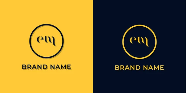 Creatieve Abstracte Letter Logo Dit Logo Bevat Een Creatieve Manier — Stockvector