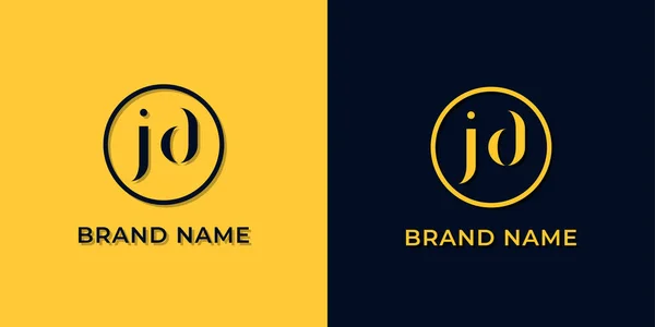 창조적 로고는 추상적 서체를 창의적 방법으로 포함하고 있습니다 회사나 브랜드 — 스톡 벡터
