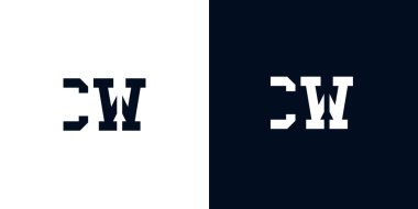 Yaratıcı soyut ilk harf CW logosu. Bu logo, yaratıcı bir şekilde soyut yazı karakterine sahip. Hangi şirket ya da markanın başlattığı bu başlangıç noktası için uygun olacaktır..