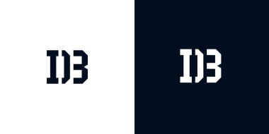 Yaratıcı soyut ilk harf DB logosu. Bu logo, yaratıcı bir şekilde soyut yazı karakterine sahip. Hangi şirket ya da markanın başlattığı bu başlangıç noktası için uygun olacaktır..