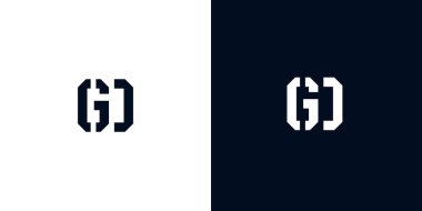 Yaratıcı soyut ilk harf GD logosu. Bu logo, yaratıcı bir şekilde soyut yazı karakterine sahip. Hangi şirket ya da markanın başlattığı bu başlangıç noktası için uygun olacaktır..