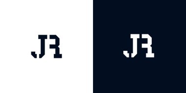 Yaratıcı soyut ilk harf JR logosu. Bu logo, yaratıcı bir şekilde soyut yazı karakterine sahip. Hangi şirket ya da markanın başlattığı bu başlangıç noktası için uygun olacaktır..
