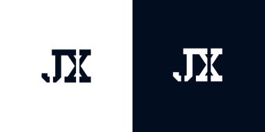 Yaratıcı soyut ilk harf JX logosu. Bu logo, yaratıcı bir şekilde soyut yazı karakterine sahip. Hangi şirket ya da markanın başlattığı bu başlangıç noktası için uygun olacaktır..