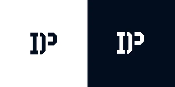 Δημιουργικό Αφηρημένο Αρχικό Γράμμα Λογότυπο Αυτό Λογότυπο Ενσωματώνει Αφηρημένη Γραμματοσειρά — Διανυσματικό Αρχείο
