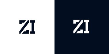 Yaratıcı soyut ilk harf ZI logosu. Bu logo, yaratıcı bir şekilde soyut yazı karakterine sahip. Hangi şirket ya da markanın başlattığı bu başlangıç noktası için uygun olacaktır..