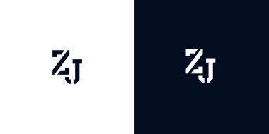 Yaratıcı soyut ilk harf ZJ logosu. Bu logo, yaratıcı bir şekilde soyut yazı karakterine sahip. Hangi şirket ya da markanın başlattığı bu başlangıç noktası için uygun olacaktır..
