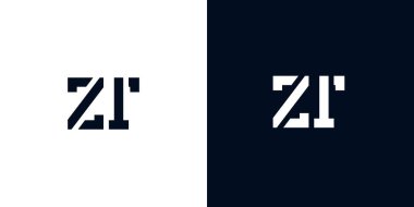 Yaratıcı soyut ilk harf ZT logosu. Bu logo, yaratıcı bir şekilde soyut yazı karakterine sahip. Hangi şirket ya da markanın başlattığı bu başlangıç noktası için uygun olacaktır..