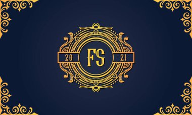 Kraliyet vintage baş harfi FS logosu. Bu logo, yaratıcı bir şekilde lüks yazı karakterine sahip. Hangi şirket veya markanın bu ilk adımı atadığı için uygun olacaktır..