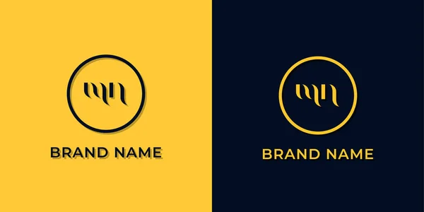 Letra Abstrata Criativa Logotipo Este Logotipo Incorpora Com Typeface Abstrato — Vetor de Stock