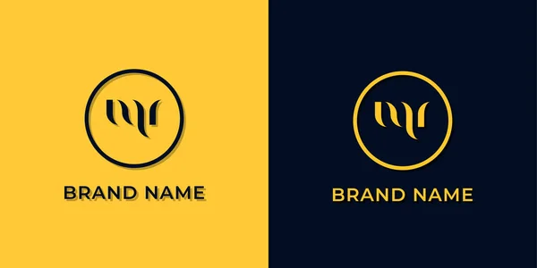 创意抽象字母Mr标志 这个标志以创造性的方式与抽象字体结合在一起 适用于那些公司或品牌的首字母首字母缩写 — 图库矢量图片