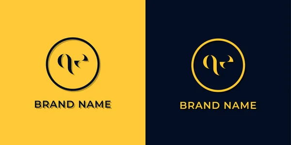 Creatieve Abstracte Letter Logo Dit Logo Bevat Een Creatieve Manier — Stockvector