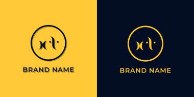 Yaratıcı soyut harf XT logosu. Bu logo, yaratıcı bir şekilde soyut yazı karakterine sahip. Hangi şirket ya da markanın başlattığı bu başlangıç noktası için uygun olacaktır..