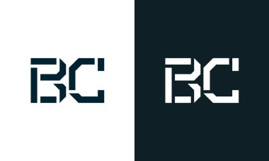 Yaratıcı asgari soyut BC harfi logosu. Bu logo, yaratıcı bir şekilde soyut yazı karakterine sahip. Hangi şirket ya da markanın başlattığı bu başlangıç noktası için uygun olacaktır..