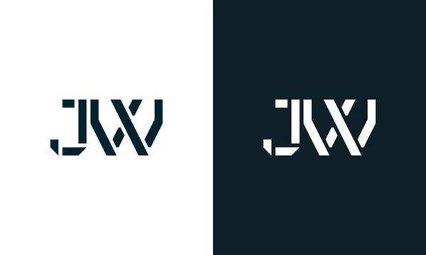 Творча Мінімальна Абстрактна Літера Логотип Цей Логотип Поєднується Абстрактним Шрифтом — стоковий вектор