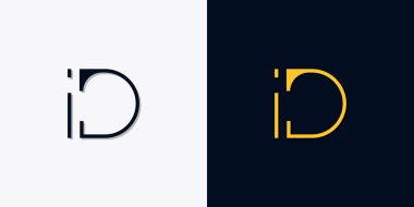 Minimalist soyut ilk harfler kimlik logosu. Bu logo, yaratıcı bir şekilde soyut yazı karakterine sahip. Hangi şirket ya da markanın başlattığı bu başlangıç noktası için uygun olacaktır..