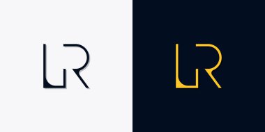 Minimalist soyut ilk harfler LR logosu. Bu logo, yaratıcı bir şekilde soyut yazı karakterine sahip. Hangi şirket ya da markanın başlattığı bu başlangıç noktası için uygun olacaktır.