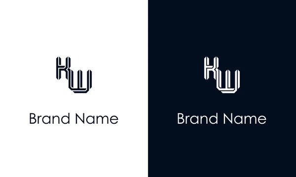 Logotipo Abstrato Minimalista Letra Este Logotipo Incorpora Com Typeface Abstrato — Vetor de Stock