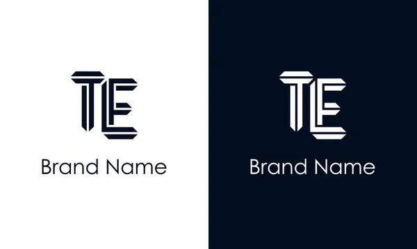 Logotipo Letra Abstrata Minimalista Este Logotipo Incorpora Com Typeface Abstrato —  Vetores de Stock