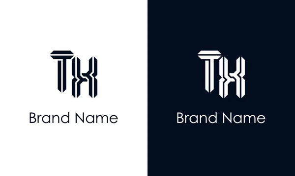 Letra Abstracta Minimalista Logo Este Logotipo Incorporan Con Tipografía Abstracta — Vector de stock