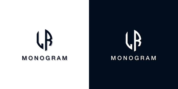 Логотип Монограммы Логотип Включает Себя Два Творческих Письма Творческом Плане — стоковый вектор