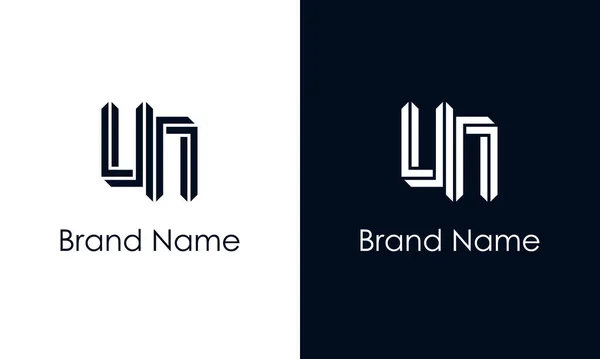Minimalistische Abstracte Letter Logo Dit Logo Bevat Een Creatieve Manier — Stockvector