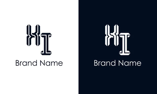 Logotipo Minimalista Carta Abstracta Este Logotipo Incorporan Con Tipografía Abstracta — Archivo Imágenes Vectoriales