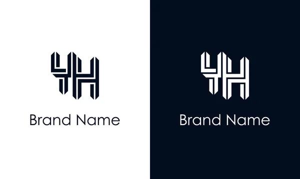 Minimalist Soyut Harf Logosu Logo Yaratıcı Bir Şekilde Soyut Yazı — Stok Vektör