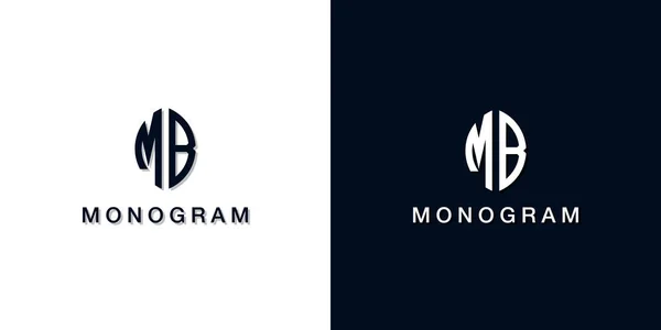 Anfangsbuchstabe Monogramm Logo Dieses Logo Mit Zwei Kreativen Buchstaben Der — Stockvektor