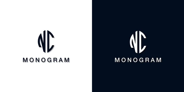 Folha Estilo Inicial Letra Monograma Logotipo Este Logotipo Incorporar Com —  Vetores de Stock