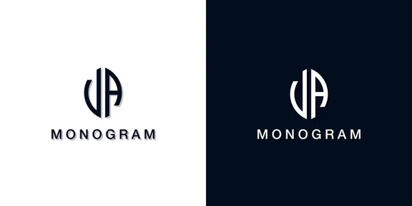 Folha Estilo Carta Inicial Monograma Logotipo Este Logotipo Incorporar Com —  Vetores de Stock