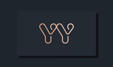 Asgari çizgi sanat baş harfleri YY logosu. Bu logo, klipsli yazı karakterinden esinlenilmiş. İlk harfleri hangi şirket ya da markanın başlattığı uygun olacaktır..