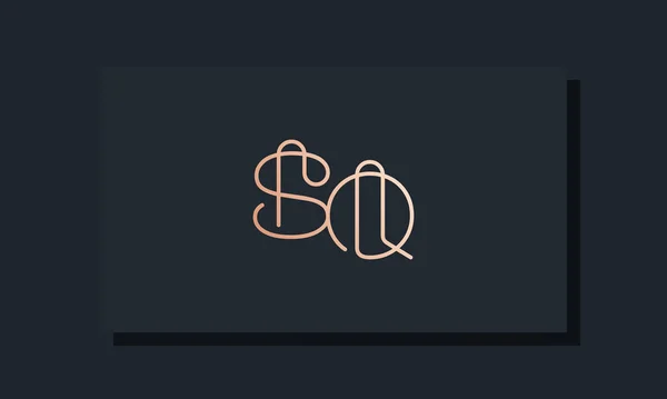 Minimal Κλιπ Αρχικό Γράμμα Λογότυπο Αυτό Λογότυπο Έμπνευση Από Τον — Διανυσματικό Αρχείο