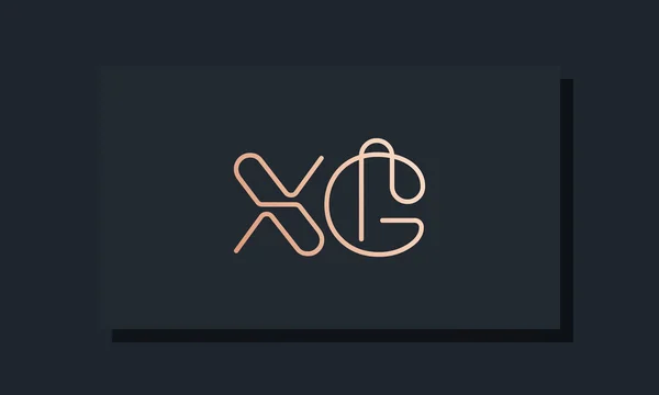 Minimální Počáteční Písmena Čáry Logo Toto Logo Inspirováno Klipem Bude — Stockový vektor