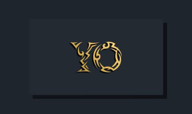 Lüks başlangıç harfleri YO logo tasarımı. Restoran, Kraliyet, Butik, Otel, Heraldik, Mücevher, Moda ve diğer vektör illüstrasyonları için kullanılacak