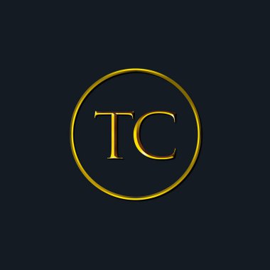 Lüks harfler, TC harfleri. Dövme stüdyosu, kuaför, butik, otel, üniversite, retro, kenetlenme tarzı için uygun