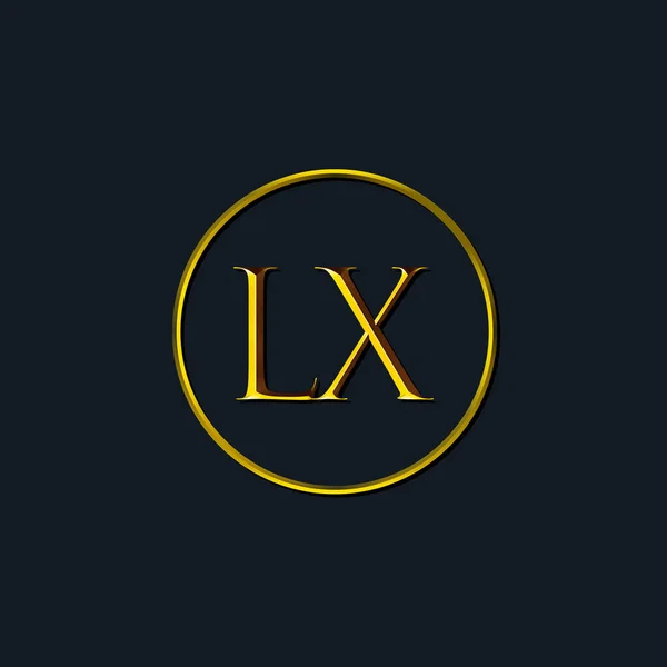 Lyx Initiala Bokstäver Monogram Lämplig För Tatuering Studio Salong Boutique — Stock vektor