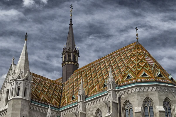 在布达佩斯的马蒂亚斯教堂 — 图库照片