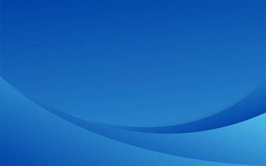 Soyut mavi eğri örtüşüyor. Modern, parlak gradyan sanat arkaplanı ya da iş afişi. Vektör illüstrasyonu