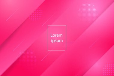 Dinamik şekilleri olan minimum gradyan geometrik arkaplan. İş afişi ya da afiş için dijital şablonu olan soyut yaratıcı havalı bir arka plan. Vektör illüstrasyonu