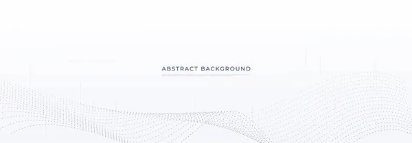 Abstrato Fundo Branco Banner Cinza Gradiente Moderno Com Elementos Ponto — Vetor de Stock