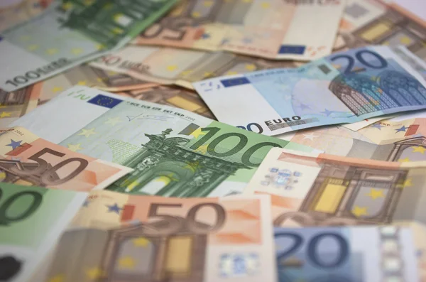 Euro banknotes — Stock Photo, Image