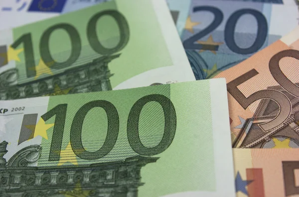 Euro banknotes — Stock Photo, Image