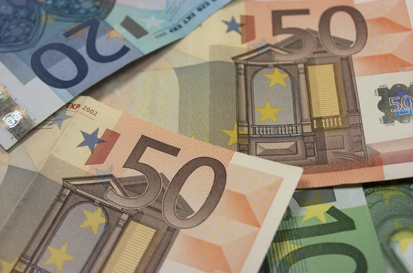 Euro banknotes — Stock Photo, Image