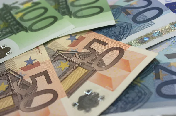 Euro banknotes — Stock Photo, Image