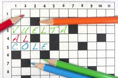 Bulmaca. okula dönüş