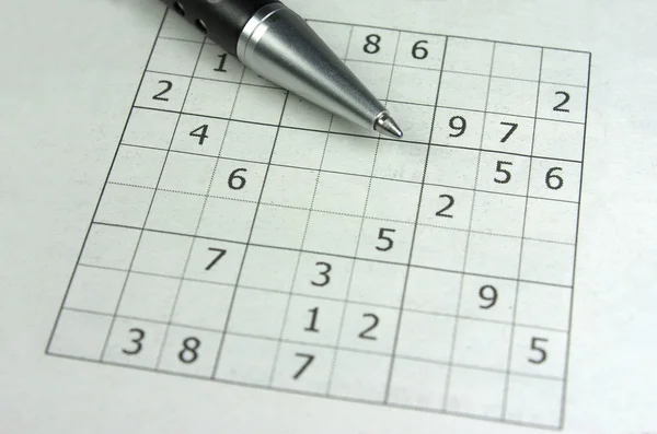Sudoku Ordförande — Stockfoto